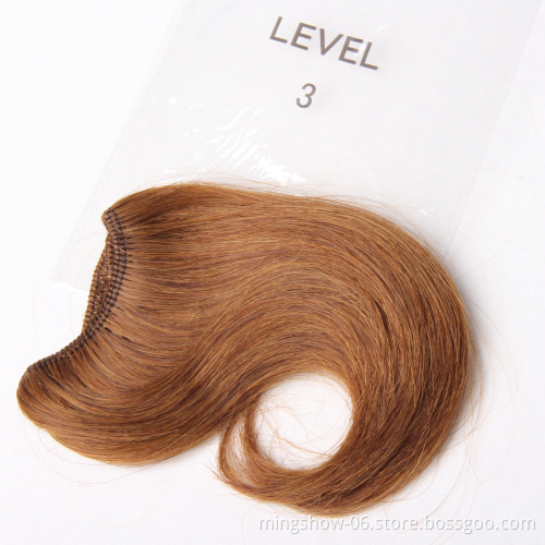 Double weft raw indian hair human hair wholesale 20 pieces wholesale doll hair weft